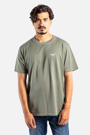 REEL REGULAR LOGO T-Shirt - Grey Green