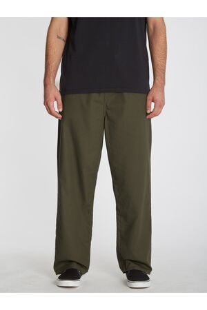 VOLCOM OUTER SPACED CASUAL TROUSERS - SERVICE GREEN