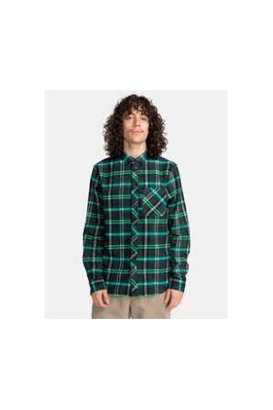 ELEMENT LUMBER Flannel Shirt - Green Cables