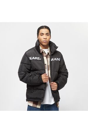 KARL KANI - RETRO ESSENTIAL PUFFER JACKET - BLACK