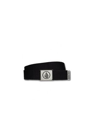 VOLCOM CIRCLE WEB BELT - BLACK