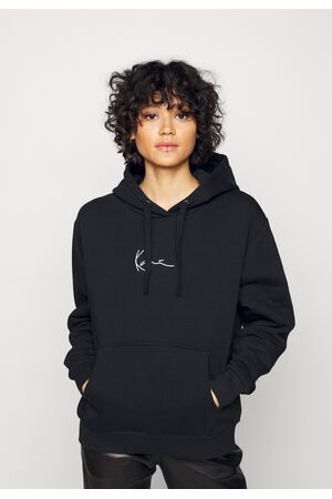 KARL KANI - SMALL SIGNATURE  HOODIE -  BLACK