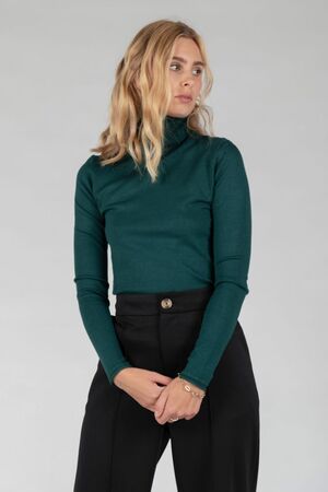 24COLOURS Turtleneck sweater - Green