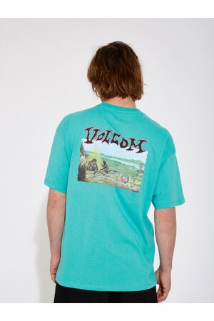 VOLCOM Crossworld Men's T-shirt - Temple Teal