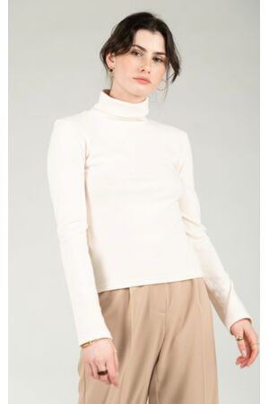 24COLOURS Turtleneck sweater - Off White