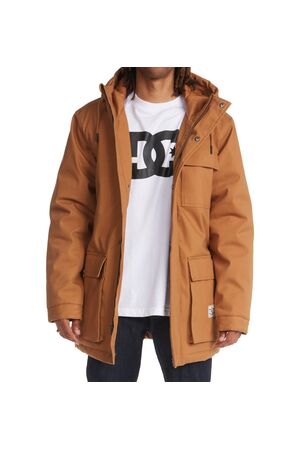 DC CANONDALE HOODED PARKA - Brown