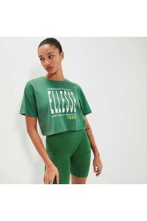 ELLESSE VOLIA Γυναικείο Κοντομάνικο Crop - Πράσινο