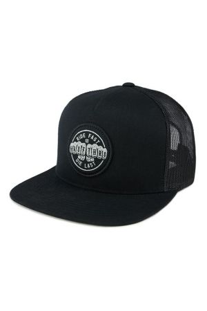 HORSEFEATHERS FISTS TRUCKER CAP - Black