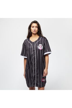 FUBU Varsity Patch Pinstripe Baseball Dress