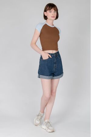 24COLOURS  Woman Shorts - Dark Blue