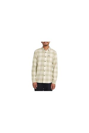 VOLCOM CADEN PLAID L/S SHIRT - Dirty White