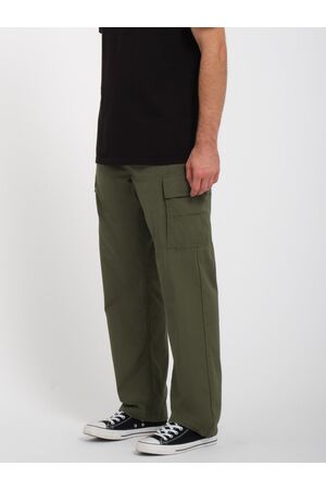 VOLCOM SQUADS CARGO LOOSE TAPERED PANT - Squadron Green