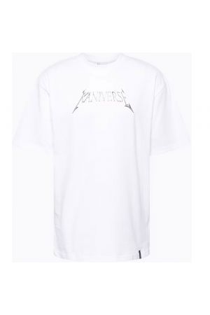 KARL KANI WOVEN SIGNATURE METAVERSE TEE - White