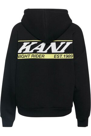 KARL KANI SMALL SIGNATURE NIGHTRIDER OS HOODIE - Black