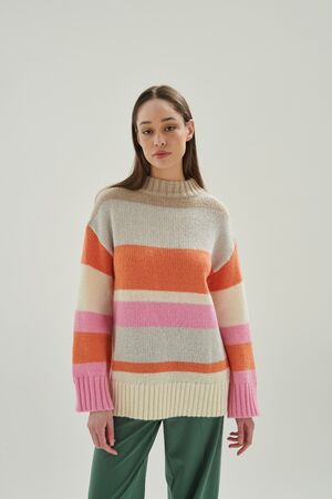 24COLOURS OVERSIZED PULLOVER - Multicolor