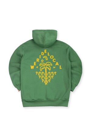 WERIDELOCAL ORIGINS ZIPPED HOODIE - Pine Green