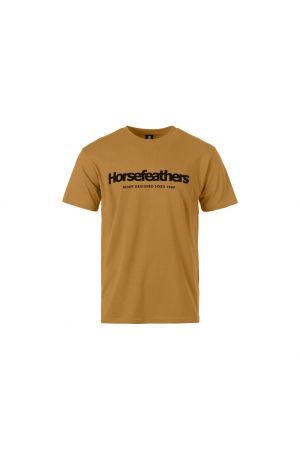 HORSEFEATHERS QUARTER TEE - Spruce Yellow