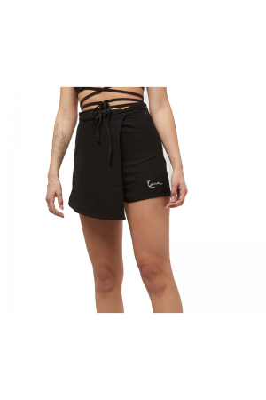 KARL KANI SMALL SIGNATURE LACED SKORT - Μαύρο