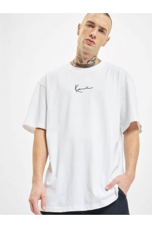 KARL KANI SMALL SIGNATURE TEE - White