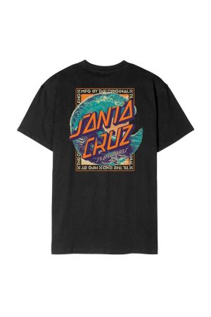 SANTA CRUZ BREAKER DOT TEE - Black