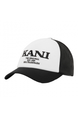 KARL KANI RETRO LOGO TRUCKER CAP - Black