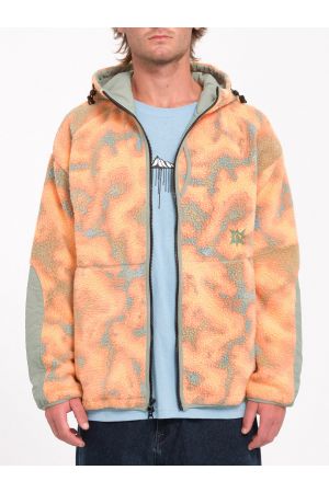 VOLCOM IGUCHI ZIP HOODIE - Tigerlily