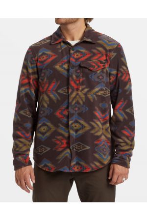 BILLABONG FURNACE FLANNEL SHIRT - PLUM