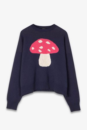 KAOTIKO MUSHROOM Ανδρικό Πουλόβερ - Μπλε Navy