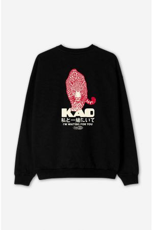 KAOTIKO WAITING FOR YOU SWEATSHIRT - Black