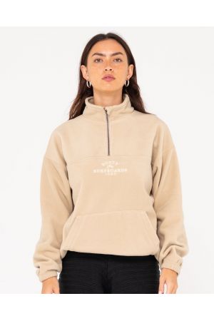 RUSTY CENTRAL DIVISION CREW POLAR FLEECE - Light Khaki