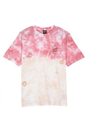 SANTA CRUZ SCATTER TEE - Pink Dip Dye