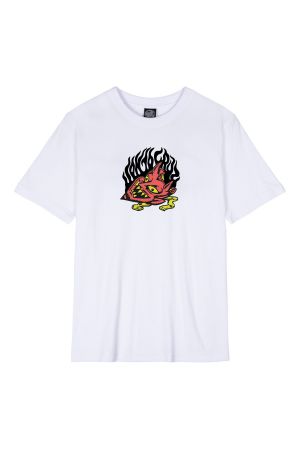 SANTA CRUZ DELFINNO DEVIL MASK TEE - White